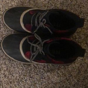 Buffalo plaid out and about boots